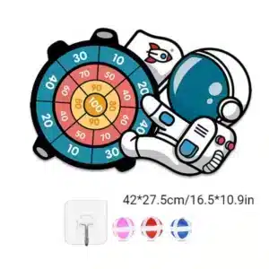 Cible astro éducative Montessori avec zones de points pour apprentissage mathématique enfant