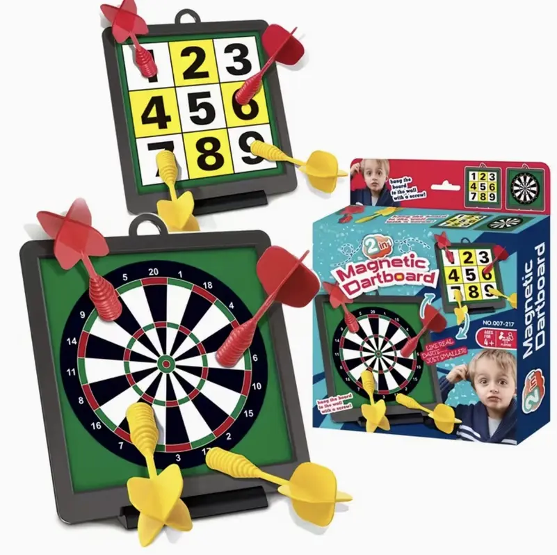 Alternative view of Cible Réversible - 6 Fléchettes - Tic-Tac-Toe - Morpion