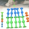 Fléchettes ventouse silicone, lot jeu de lancer collant, anti-stress et sécurisé.