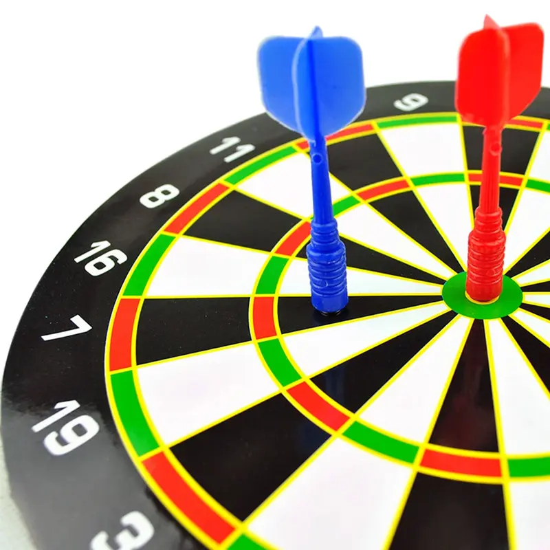 Lot 2 cibles jeu fléchettes magnétiques BELWANG 24,5cm sécurisé pour famille.