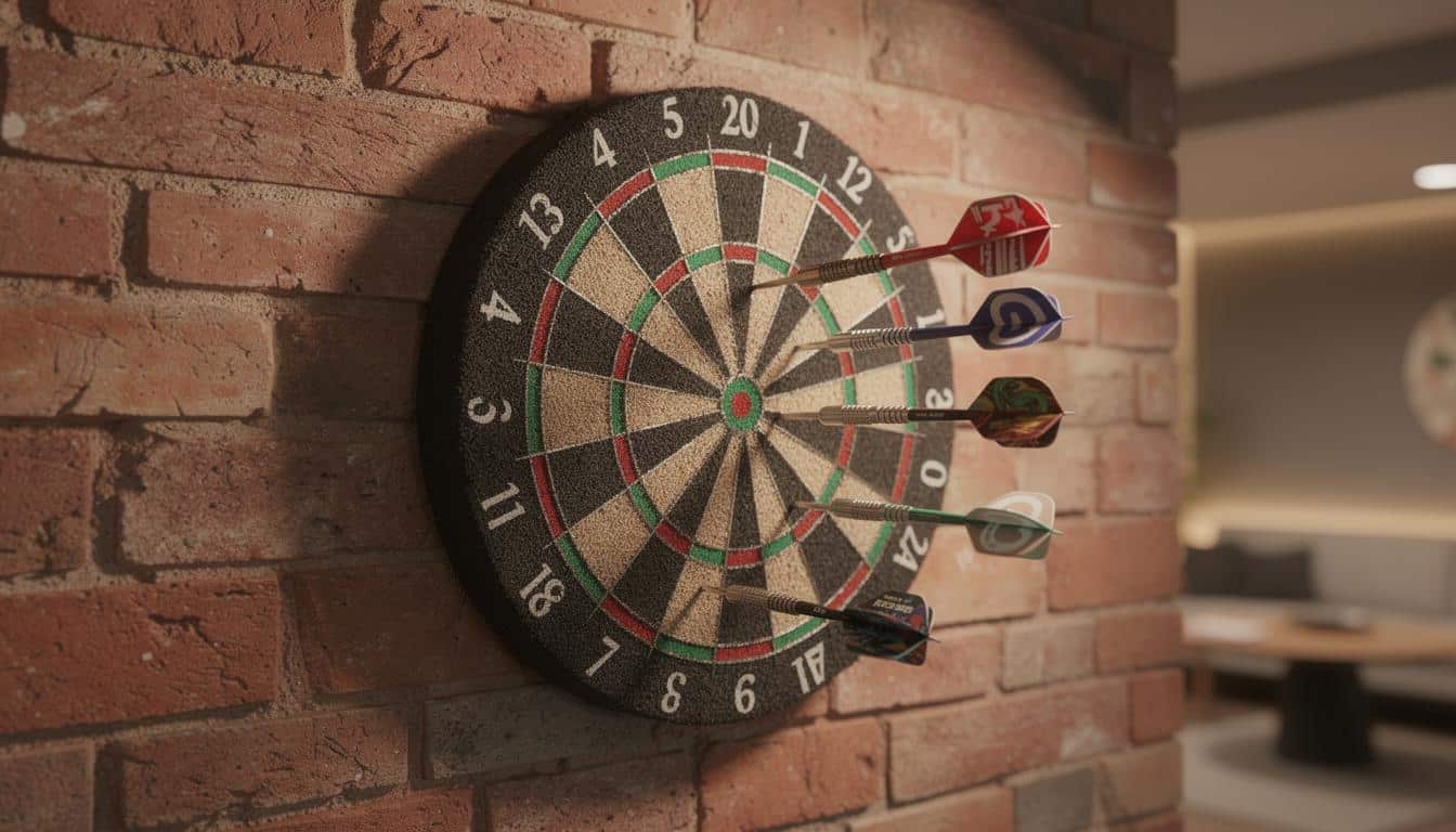 CC-Exquisite Jeu De Fléchettes Pro 6 Pointes Acier (20g/24g) – 12 Tiges Alu (35/48 Mm), 6 Vols, Joint Toriques, Pierre à Aiguiser, étui Luxe