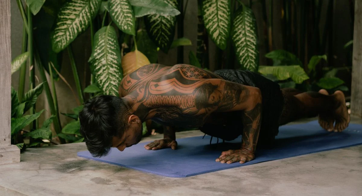 Illustration, tapis de yoga de voyage